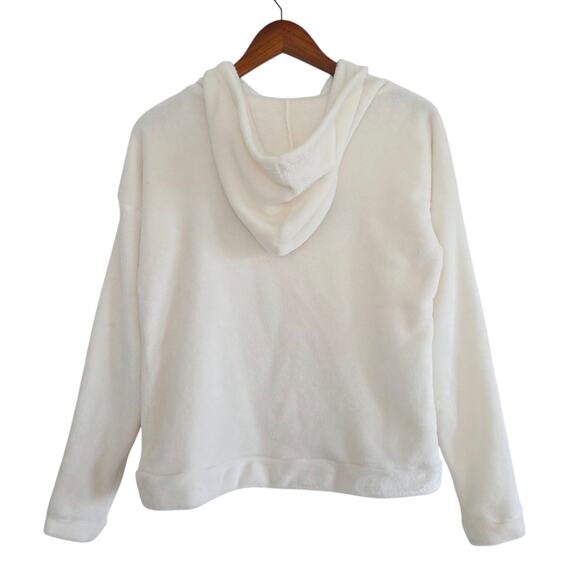 University of Arizona Beige Fleece Pullover Hoodie Hooded Sweater w Logo Small - Picture 3 of 6